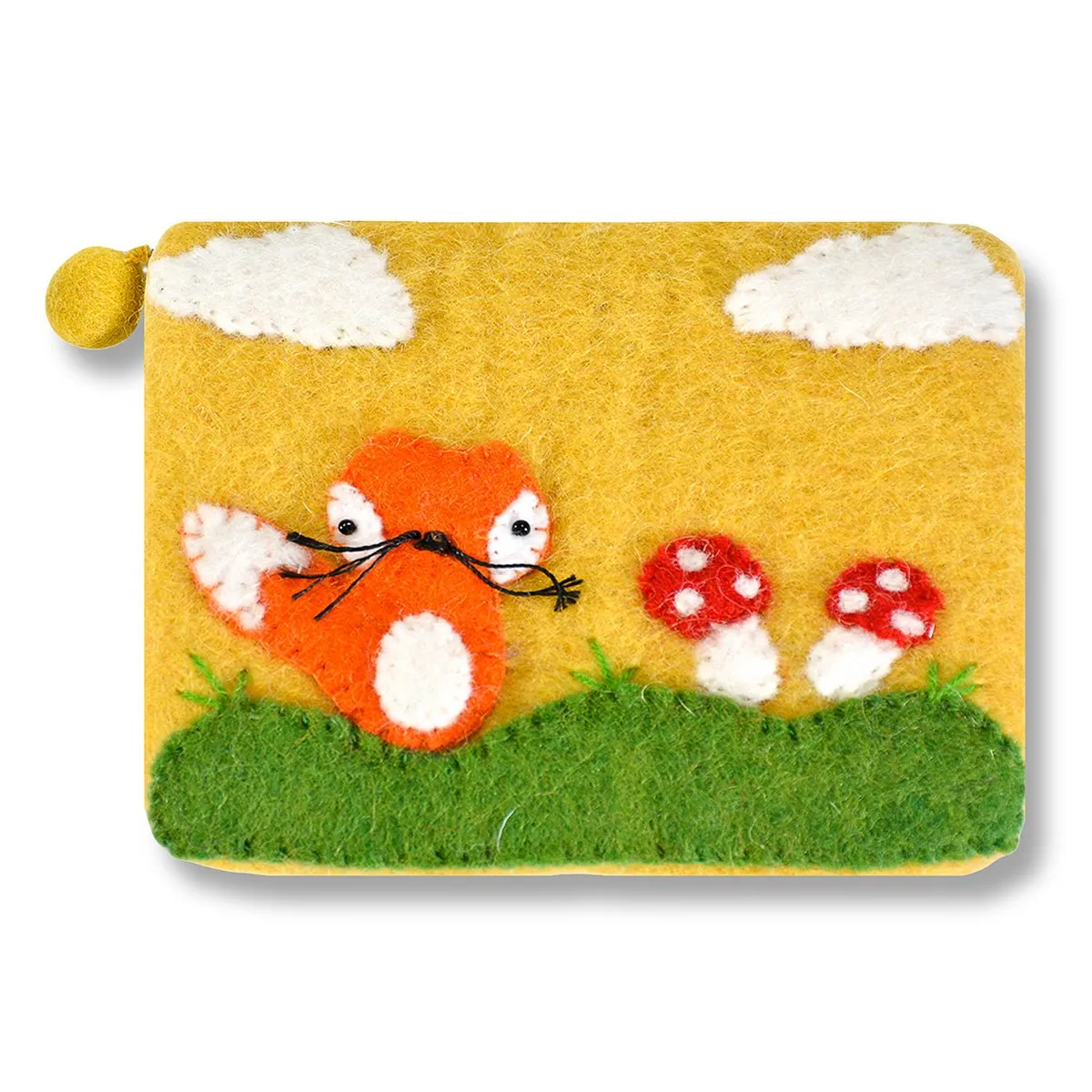 Fox and The Mushroom Coin Purse